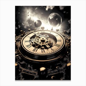 Clock Wallpaper 5 Canvas Print