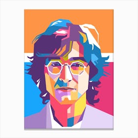 John Lennon wpap art Canvas Print