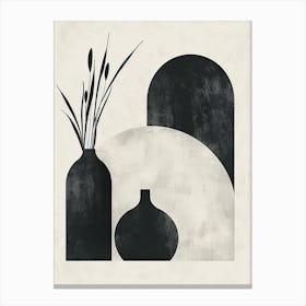 Seoul Stone Park Bauhaus Minimalist Canvas Print