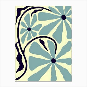 Henri Matisse Blue Flowers 1 Canvas Print