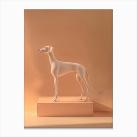 Greyhound. Generated with AI. Art Print 3 Stampe su tela