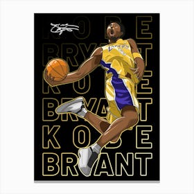 Kobe Brant Canvas Print