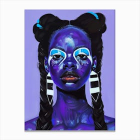 'Blue Girl' 1 Canvas Print