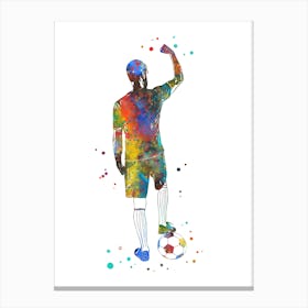 Soccer Player 1 Canvas Print