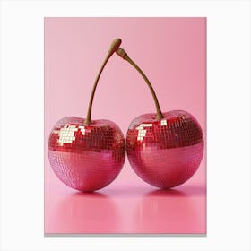 Disco Cherries Canvas Print