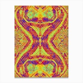 Abstract Psychedelic Painting 4 Canvas Print