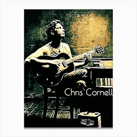 Audioslave Chris Cornell 12 Canvas Print