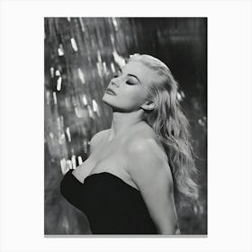 Swedish Actress Anita Ekberg Canvas Print