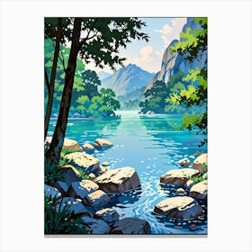 Landscape Painting 13 Canvas Print