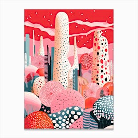 Sydney, Illustration In The Style Of Pop Art 1 Canvas Print