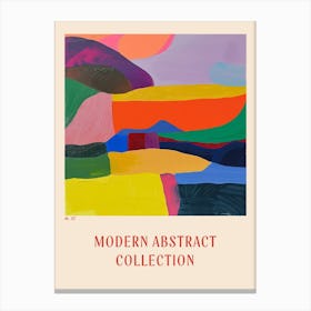 Modern Abstract Collection Poster 55 Canvas Print