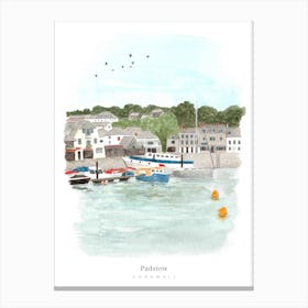 Cornwall Padstow England Canvas Print