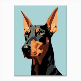 Doberman Canvas Art Canvas Print