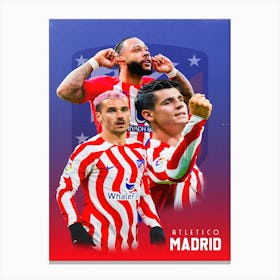 Atlentico Madrid Fc Canvas Print