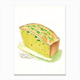 Split Pea Bread Bakery Product Quentin Blake Illustration Canvas Print