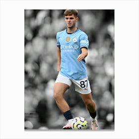 James Mcatee Of Man City Canvas Print