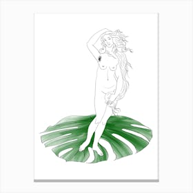 Hipster Venus Canvas Print