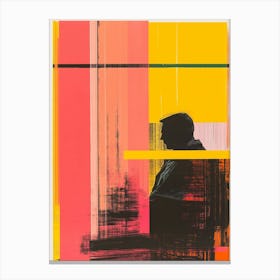 'Man In Silhouette' 1 Canvas Print