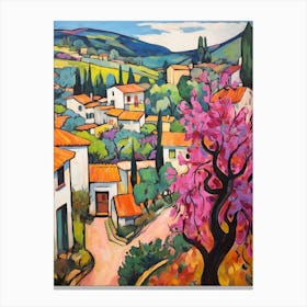 Cortona Italy 1 Fauvist Painting Canvas Print