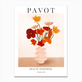 Pavot Canvas Print