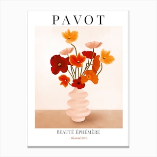 Pavot Canvas Print
