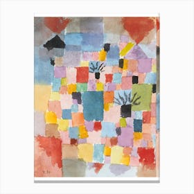 House By Klee Canvas Print