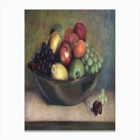 Fruit Bowl 4 Canvas Print