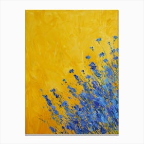 Blue Flowers 84 Canvas Print