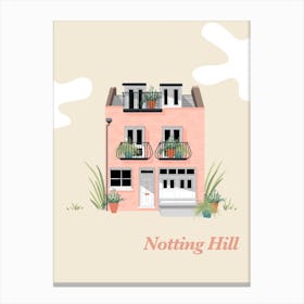 Notting Hill Building Canvas Print