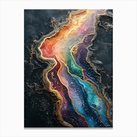 Stunning Whimsical Marble 18 Canvas Print