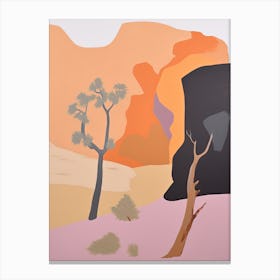 Sahara Desert   Africa, Contemporary Abstract Illustration 4 Canvas Print