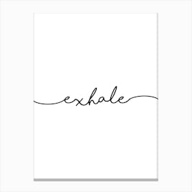 Exhale Canvas Print