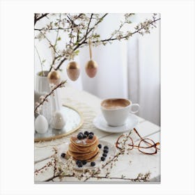 Easter Table Decor 3 Canvas Print