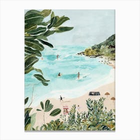 Sunny Beach Canvas Print