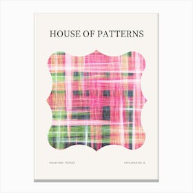 Textile Pattern Poster 20 Canvas Print