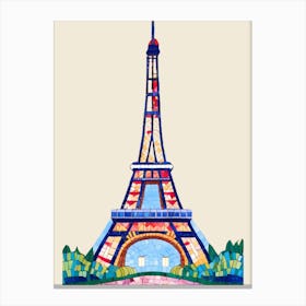 Paris Eiffel Tower 1 Canvas Print