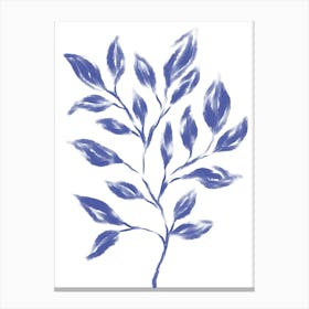 Blue Twig One Canvas Print