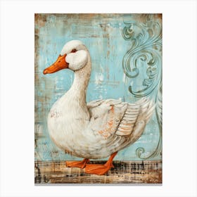 Duck Painting Canvas Print