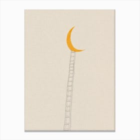 Ladder To The Moon Canvas Print