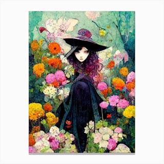 The Lost Witch Canvas Print