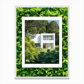 House In The Garden Canvas Print