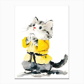 Kawaii Cat Canvas Print