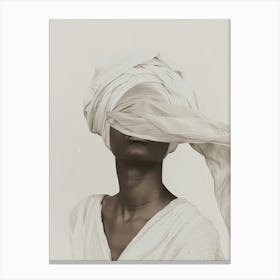 Portrait Of An African Woman 4 Canvas Print