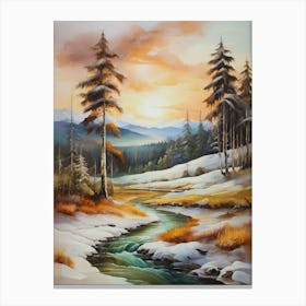 Winter Landscape 45 Canvas Print