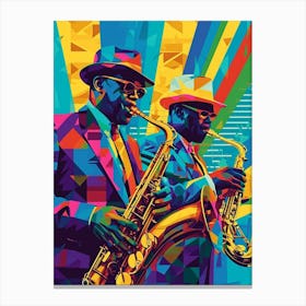 New Orleans Jazz National Historic Park Retro Pop Art 1 Canvas Print