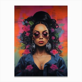 Sade Portrait Canvas Print