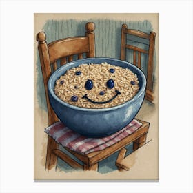 Happy Oats Canvas Print