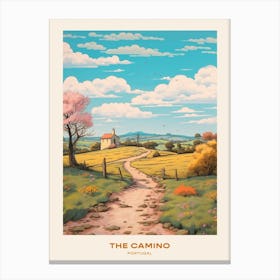 The Camino Portuguese Path 1 Hike Poster Canvas Print