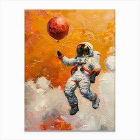 Astronaut In Space 15 Canvas Print