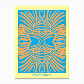 Pattern Bizarre Tropical Canvas Print